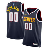 Denver Nuggets Unisex Swingman Custom Jersey Navy sale On Sale