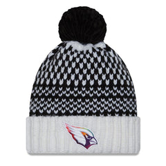 Arizona Cardinals New Era Women's 2023 NFL Crucial Catch Cuffed Pom Knit Hat