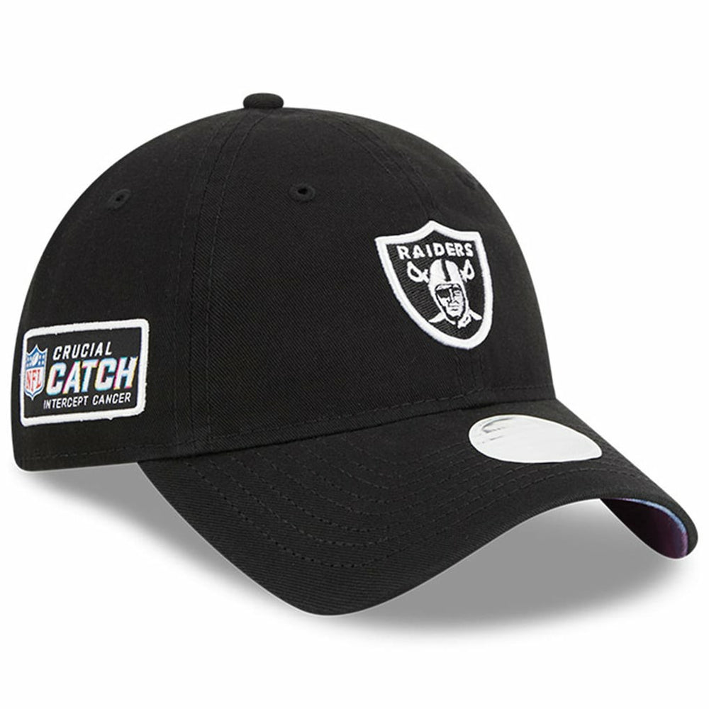 Las Vegas Raiders New Era Women's 2023 NFL Crucial Catch 9TWENTY Adjustable Hat