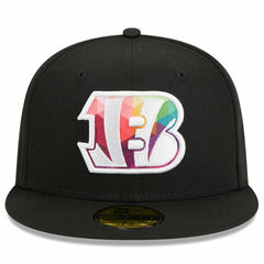 Cincinnati Bengals New Era 2023 NFL Crucial Catch 59FIFTY Fitted Hat