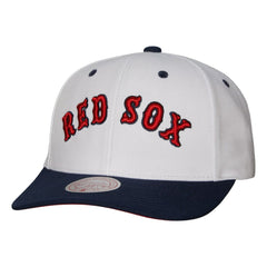 Boston Red Sox Mitchell & Ness Cooperstown Collection Pro Crown Snapback Hat | MLB Discount