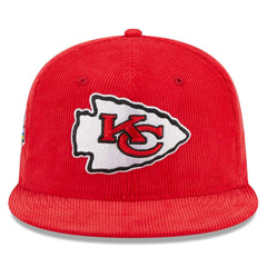 Kansas City Chiefs New Era Throwback Cord 59FIFTY Fitted Hat