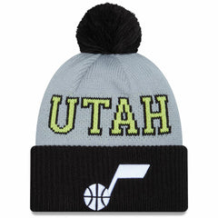Utah Jazz Tip-Off Two-Tone Cuffed Knit Hat with Pom Discount