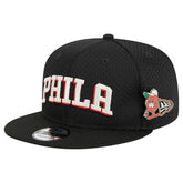 Philadelphia 76ers Post-Up Pin Mesh 9FIFTY Snapback Hat Online