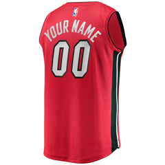 Miami Heat Fast Break Custom Jersey - Red - Statement Edition