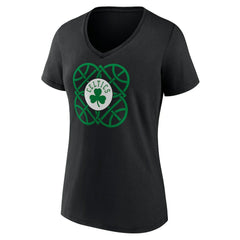 Boston Celtics Women's Team Pride V-Neck T-Shirt For Sale