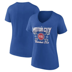 Detroit Pistons Women's Team Pride V-Neck T-Shirt sale Discount