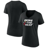 Miami Heat Women's Team Pride V-Neck T-Shirt Discount