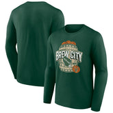 Milwaukee Bucks Announcer Long Sleeve T-Shirt On Sale