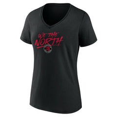 Toronto Raptors Women's Announcer V-Neck T-Shirt Discount