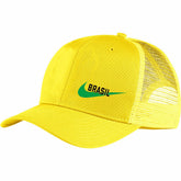 Brazil National Team Classic99 Trucker Snapback Hat Yellow - Nike