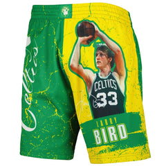 Larry Bird Boston Celtics Hardwood Classics Player Burst Shorts Online