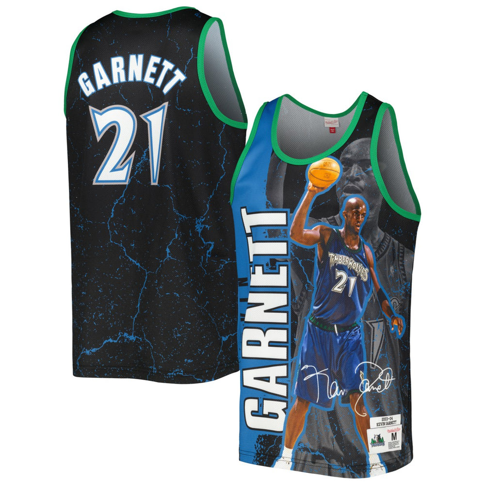 Kevin Garnett Minnesota Timberwolves 2003-04 Hardwood Classics Player Burst Tank Top Discount