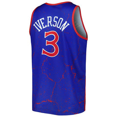 Allen Iverson Philadelphia 76ers 1996-97 Hardwood Classics Player Burst Tank Top Discount