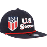 USMNT New Era Heritage The Golfer Snapback Hat Navy - New Era
