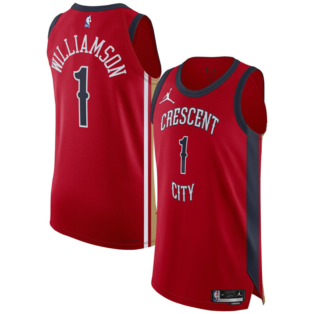 Zion Williamson New Orleans Pelicans Jordan Brand Authentic Jersey Outlet