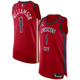 Zion Williamson New Orleans Pelicans Jordan Brand Authentic Jersey Outlet