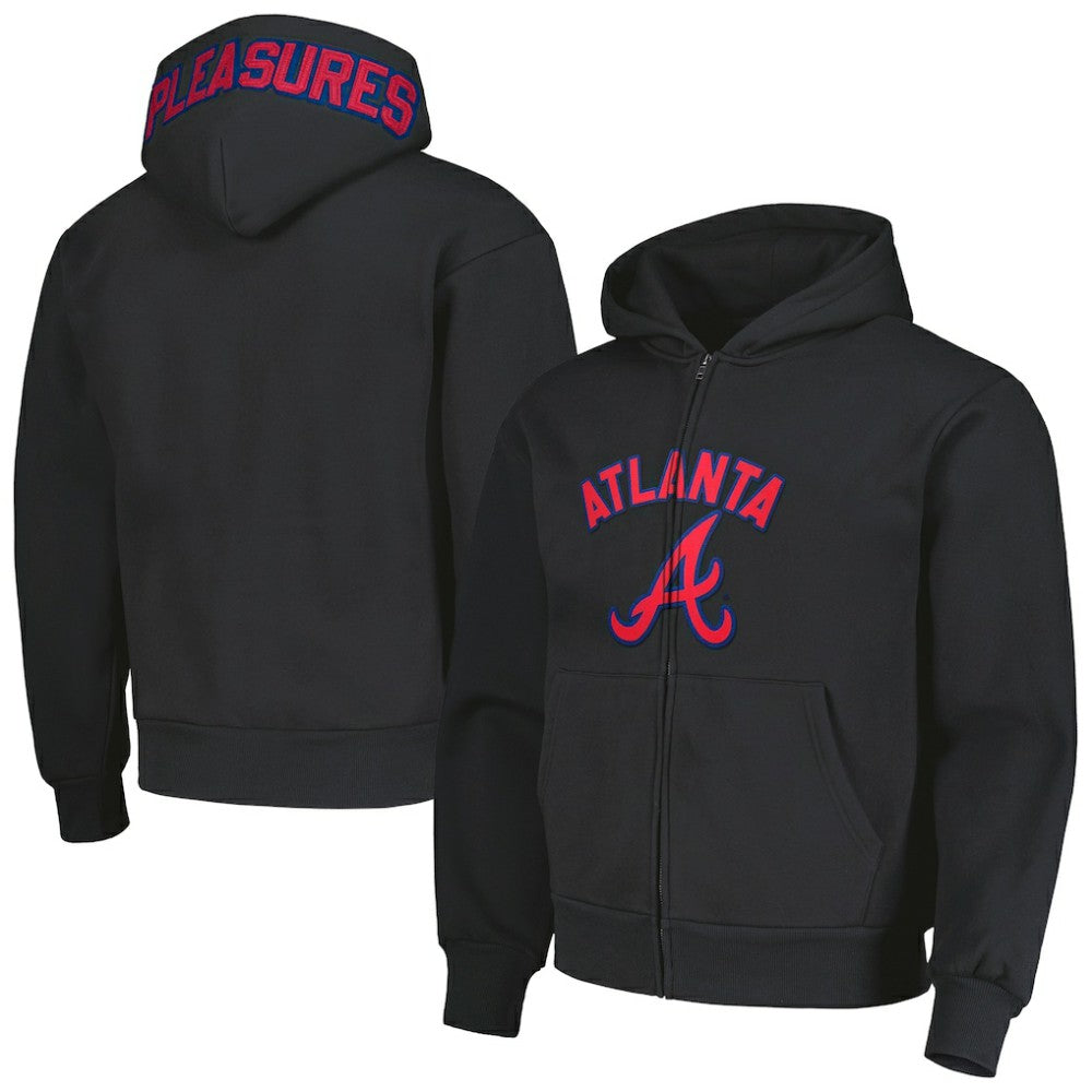 Atlanta Braves PLEASURES Opening Day Full-Zip Hoodie | MLB On Sale