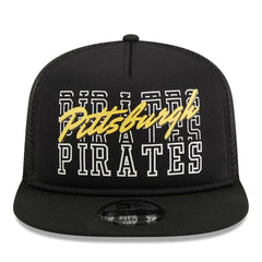 Pittsburgh Pirates New Era Street Team A-Frame Trucker 9FIFTY Snapback Hat | MLB On Sale