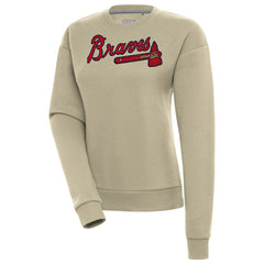 Atlanta Braves Antigua Women's Victory Pullover Sweatshirt | MLB US