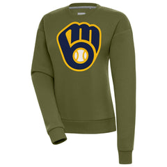 Milwaukee Brewers Antigua Women's Victory Pullover Sweatshirt | MLB Online