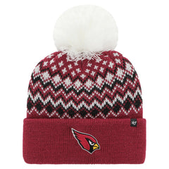 Arizona Cardinals 47 brand '47 Women's Elsa Cuffed Knit Hat with Pom