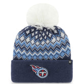 Tennessee Titans 47 brand '47 Women's Elsa Cuffed Knit Hat with Pom