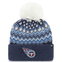 Tennessee Titans 47 brand '47 Women's Elsa Cuffed Knit Hat with Pom