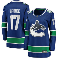 Filip Hronek Vancouver Canucks Women's Fanatics Home Breakaway Jersey On Sale