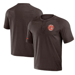 Cleveland Browns Fanatics NFL x Darius Rucker Collection Washed Raglan Henley T-Shirt