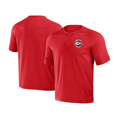 Kansas City Chiefs Fanatics NFL x Darius Rucker Collection Washed Raglan Henley T-Shirt