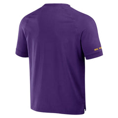 Minnesota Vikings Fanatics NFL x Darius Rucker Collection Washed Raglan Henley T-Shirt
