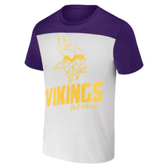 Minnesota Vikings Fanatics NFL x Darius Rucker Collection Colorblocked T-Shirt