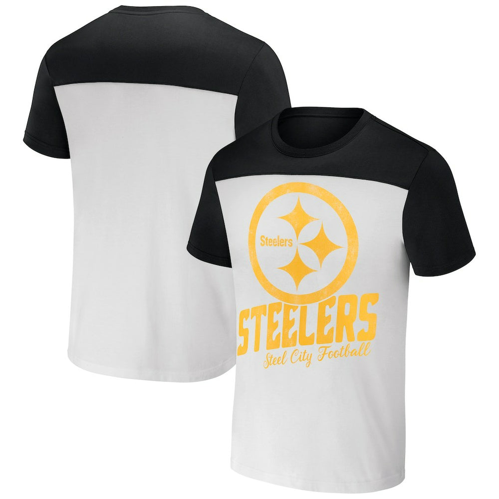 Pittsburgh Steelers Fanatics NFL x Darius Rucker Collection Colorblocked T-Shirt