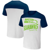 Seattle Seahawks Fanatics NFL x Darius Rucker Collection Colorblocked T-Shirt