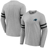 Carolina Panthers Fanatics NFL x Darius Rucker Collection Henley Long Sleeve T-Shirt