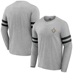 New Orleans Saints Fanatics NFL x Darius Rucker Collection Henley Long Sleeve T-Shirt