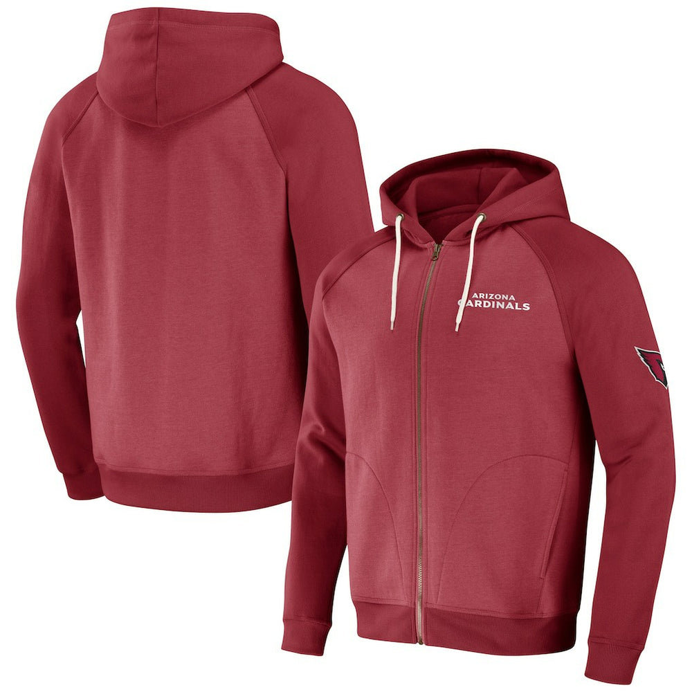 Arizona Cardinals Fanatics NFL x Darius Rucker Collection Raglan Full-Zip Hoodie