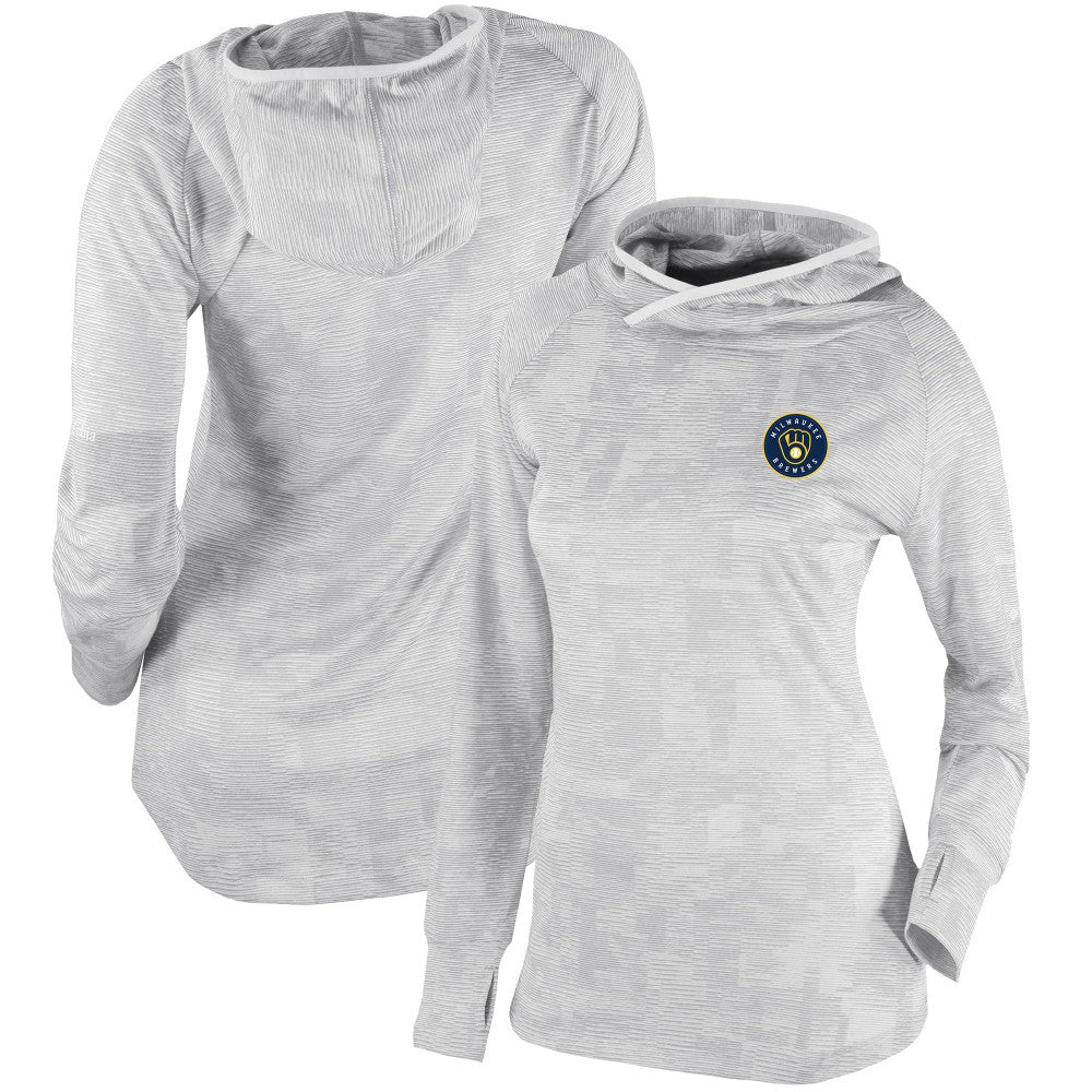 Milwaukee Brewers Columbia Women's Omni-Wick Sunday Ball Pullover Hoodie | MLB Sale