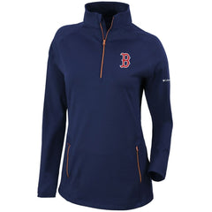 Boston Red Sox Columbia Women's Omni-Wick Outward Nine Quarter-Zip Pullover Top | MLB For sale