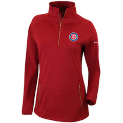 Chicago Cubs Columbia Women's Omni-Wick Outward Nine Quarter-Zip Pullover Top | MLB Shop
