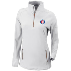 Chicago Cubs Columbia Women's Omni-Wick Outward Nine Quarter-Zip Pullover Top | MLB On Sale