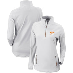 Houston Astros Columbia Women's Omni-Wick Outward Nine Quarter-Zip Pullover Top | MLB Near me