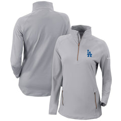 Los Angeles Dodgers Columbia Women's Omni-Wick Outward Nine Quarter-Zip Pullover Top | MLB US