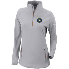 Milwaukee Brewers Columbia Women's Omni-Wick Outward Nine Quarter-Zip Pullover Top | MLB Near me