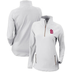 St. Louis Cardinals Columbia Women's Omni-Wick Outward Nine Quarter-Zip Pullover Top | MLB Near me