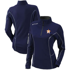 Houston Astros Columbia Women's Omni-Wick Shotgun Quarter-Zip Pullover Top | MLB For sale