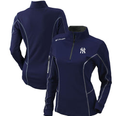 New York Yankees Columbia Women's Omni-Wick Shotgun Quarter-Zip Pullover Top | MLB For sale