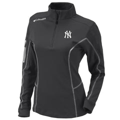 New York Yankees Columbia Women's Omni-Wick Shotgun Quarter-Zip Pullover Top | MLB Shop