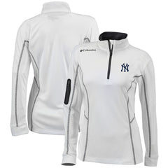 New York Yankees Columbia Women's Omni-Wick Shotgun Quarter-Zip Pullover Top | MLB For sale